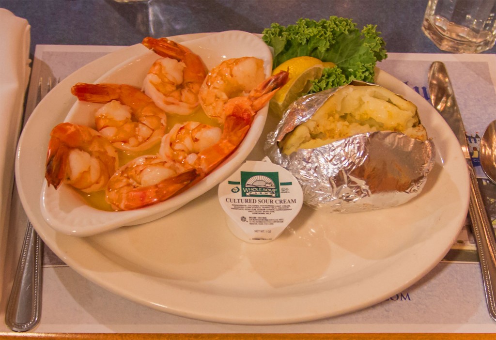 shrimp scampi - Castle Hill Supper Club - restaurant and banquet facility